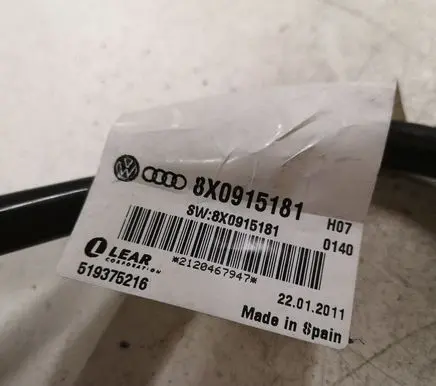 Audi A4 S4 B8 8K Negative earth cable (battery) 8X0915181 51375216