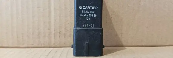 Peugeot 607 Glow plug pre-heat relay 9640469680 51252002 CARTIER