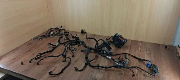 Engine installation wiring loom