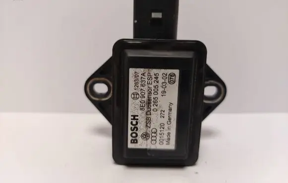 Audi A6 S6 C5 4B ESP acceleration yaw rate sensor 8E0907637A 0265005245 0015120