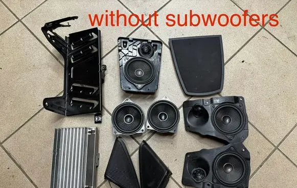 BMW 7 F01 F02 F03 F04 Audio system kit 9233728 037421 535181830