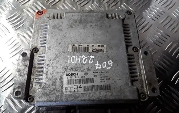 Peugeot 607 Engine control unit/module 0281010880 9645534380 EDC15C2