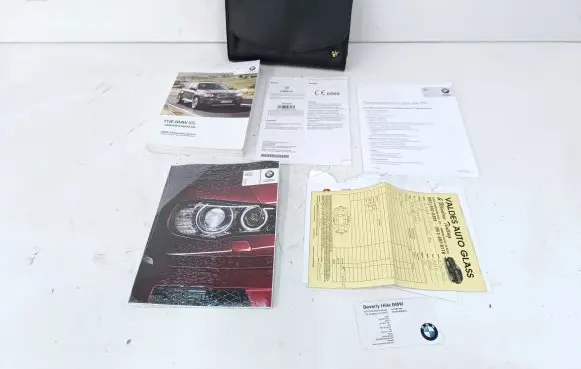 BMW X5M E70 Owners service history hand book 