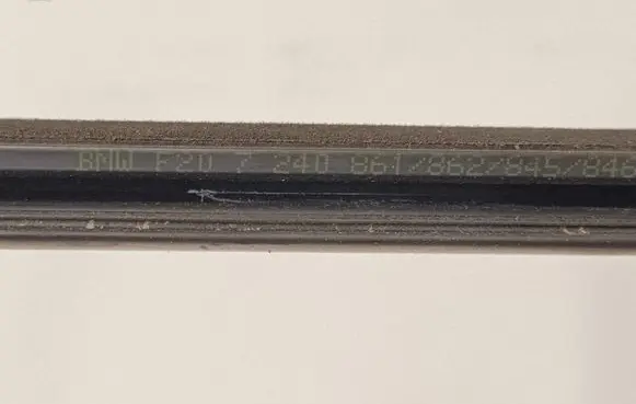 BMW 1 F20 F21 Rear door glass trim molding