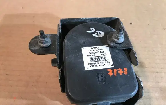 Citroen C6 Alarm system siren 9639557480 60406718 PSA4-00