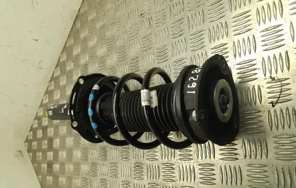 Front shock absorber with coil spring