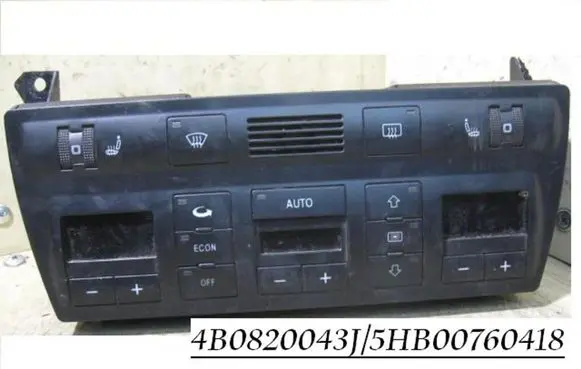 Audi A6 S6 C5 4B Climate control unit 4B0820043J 5HB00760418