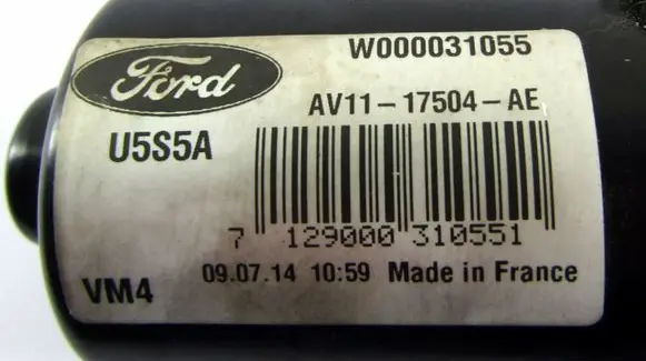 Ford B-MAX Wiper motor AV1117504AE