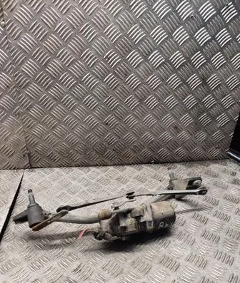 Front wiper linkage and motor