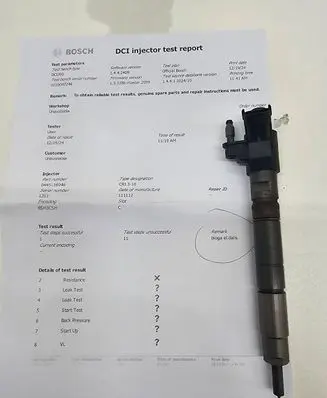 Volvo XC60 Fuel injector 31303238 111112 0445116016