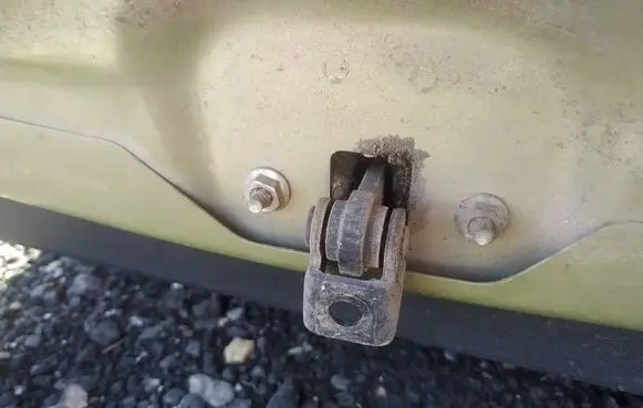 Opel Corsa D Rear door check strap stopper