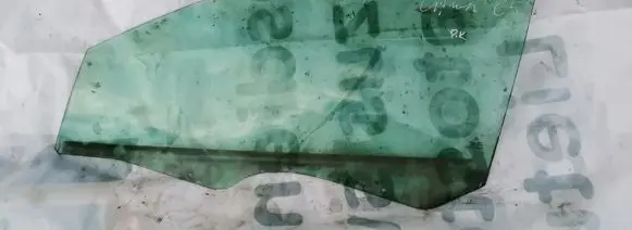 Front door window glass four-door