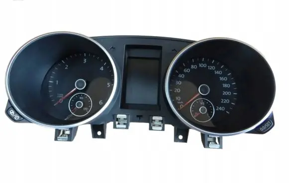 Volkswagen Golf VI Speedometer (instrument cluster) 5K7920861A 1219011502