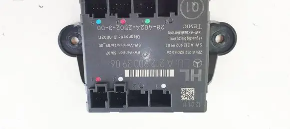 Mercedes-Benz E W212 Door control unit/module A21290039060 A2129003906