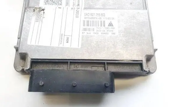Volkswagen Touareg I Gearbox control unit/module 0AD927755BG