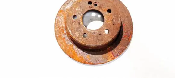 Mercedes-Benz C W202 Rear brake disc neventiliuojamas