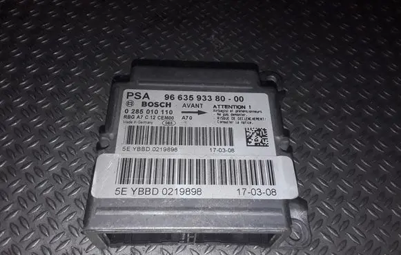 Peugeot 207 Airbag control unit/module 966359338000