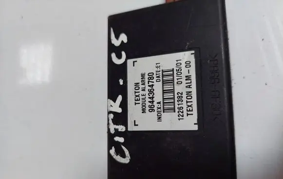 Citroen C5 Alarm control unit/module 9644364780 12261382