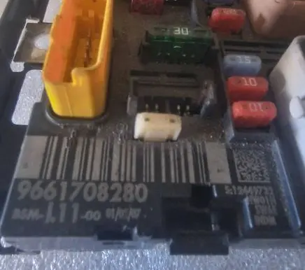 Peugeot 207 BSM Control unit 9661708280 BSML1100