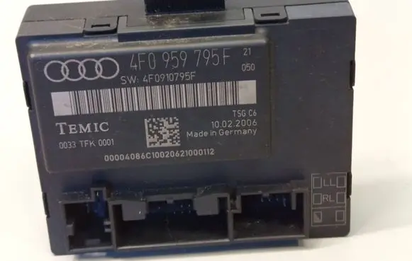 Audi A6 S6 C6 4F Door control unit/module 4F0959795F