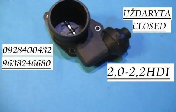Peugeot 406 Throttle valve 0928400432 9638246680