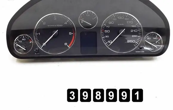 Peugeot 407 Speedometer (instrument cluster) 9658138280 A2C53119645 119645042560