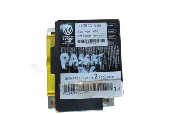 Volkswagen PASSAT B6 Airbag control unit/module 3C0909605J