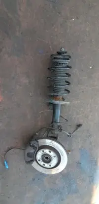 Peugeot 407 Front shock absorber with coil spring 