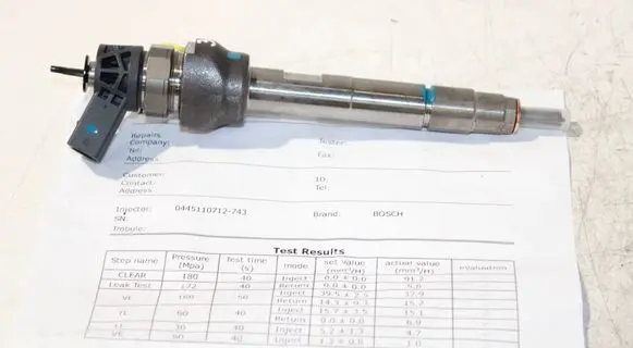 BMW 5 F10 F11 Fuel injector 8514148 0445110712