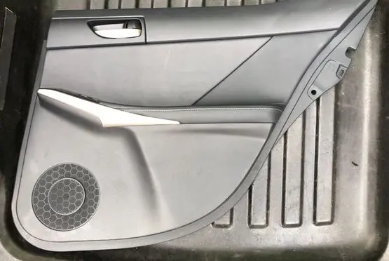 Rear door card panel trim