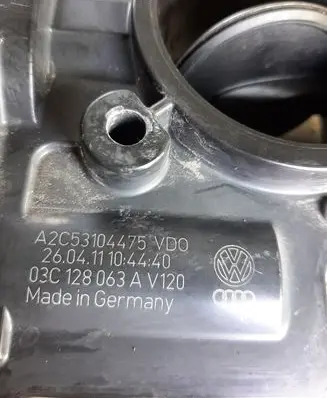 Volkswagen Jetta VI Throttle valve A2C53104475