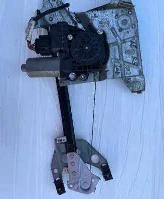 Sliding door window regulator with motor