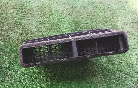 Dashboard air vent grill cover trim