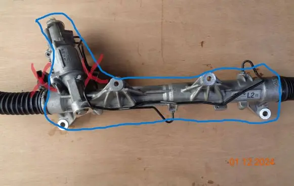 BMW 5 F10 F11 Steering rack 6795225BMWWWW