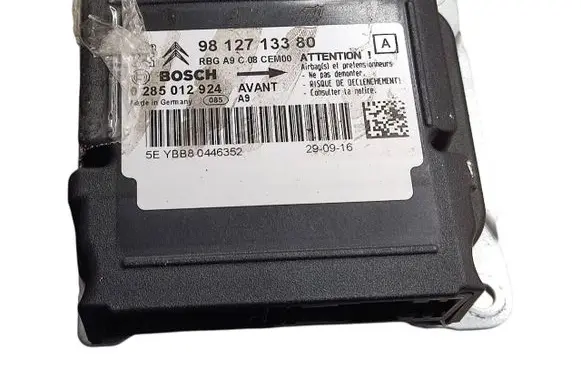 Peugeot 208 Airbag control unit/module 9812713380 0285012924