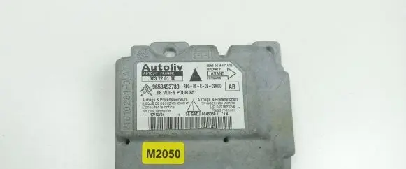 Citroen C4 I Airbag control unit/module 9653493780 M2050