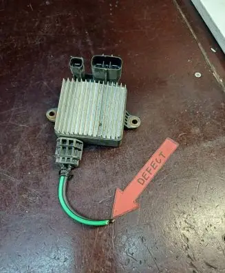 Coolant fan relay