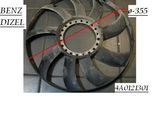 Audi A6 S6 C4 4A Fan impeller 4A0121301