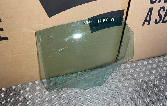 Audi A4 S4 B8 8K Rear door window glass 43R001582 E000199