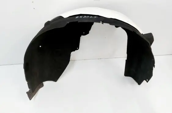Rear arch fender liner splash guards