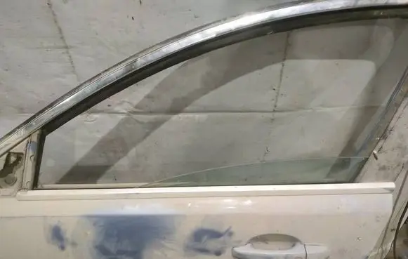 Jaguar XF Front door glass trim molding 