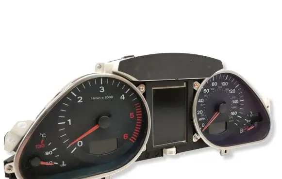 Audi A6 S6 C6 4F Speedometer (instrument cluster) 4F0910930C 4F0920982T
