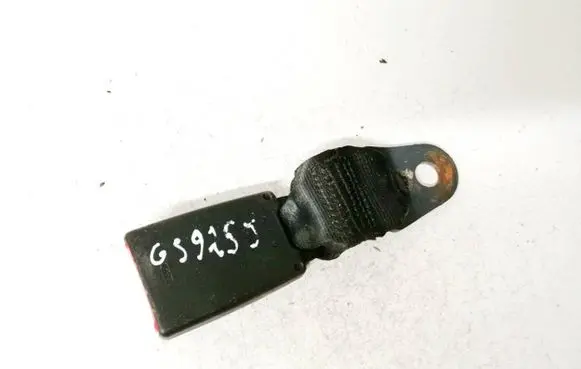 Middle seatbelt buckle (rear)