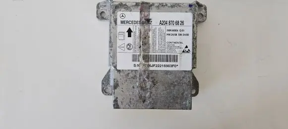 Mercedes-Benz C W204 Airbag control unit/module A2048706826 5WK44004 06EF22216903F0