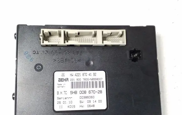 Mercedes-Benz S W221 Climate control unit A2218704192