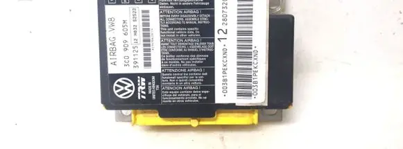 Volkswagen PASSAT B6 Airbag control unit/module 3C0909605M