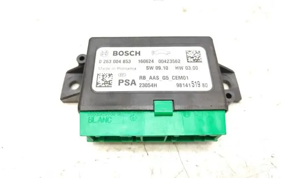 Peugeot 2008 I Parking PDC control unit/module 0263004853 9814151980