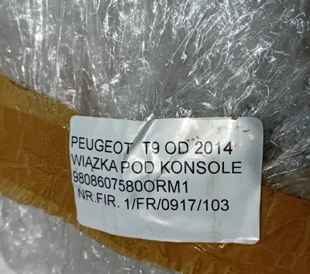 Peugeot 308 Panel wiring 9808607580 9808607580rm1