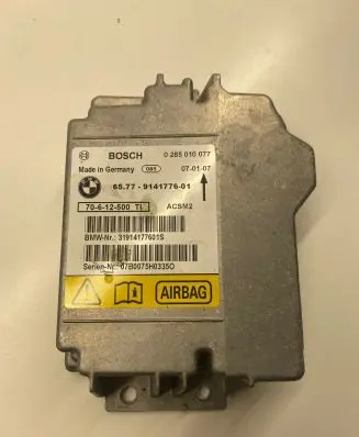 BMW X5 E70 Airbag control unit/module 9141776 31914177601S 0285010077