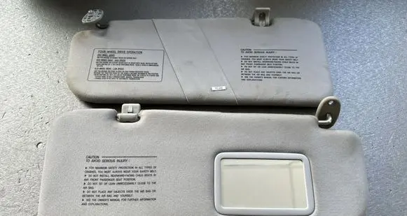 Hyundai Terracan Sun visor 85280H1101OI 85225H1301OI